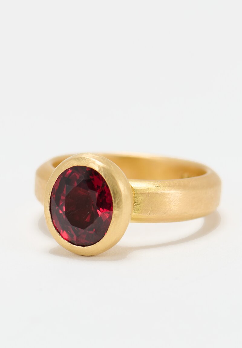 Greig Porter 18K Malayan Garnet Ring