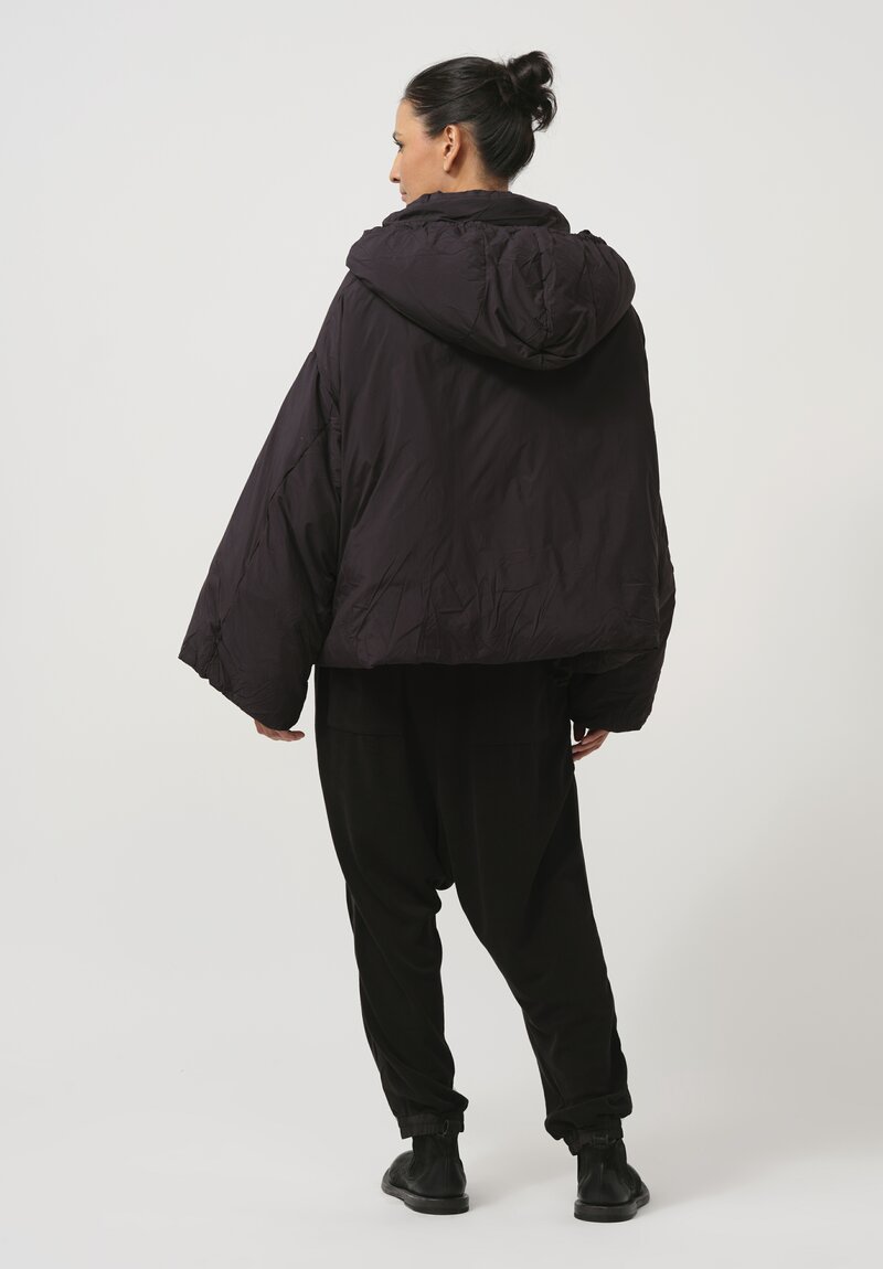 Rundholz Dip Puffer Bell Jacket in Black	