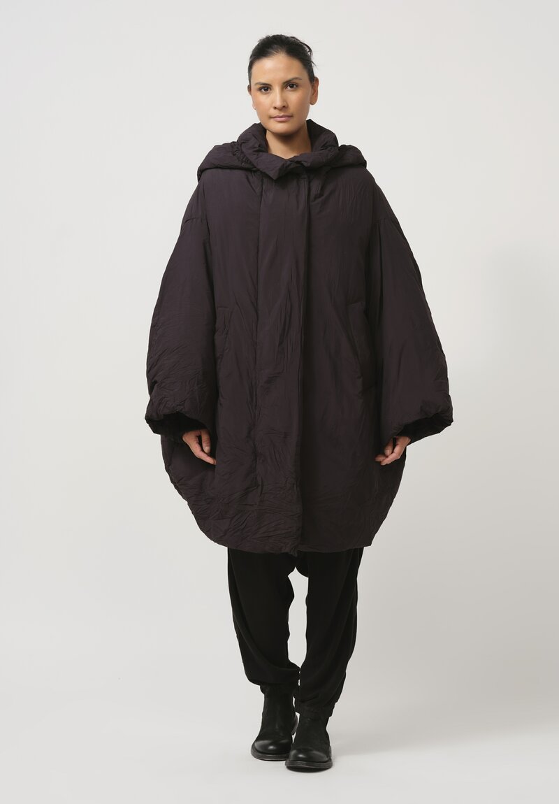 Rundholz Dip Puffer Bell Coat in Black	