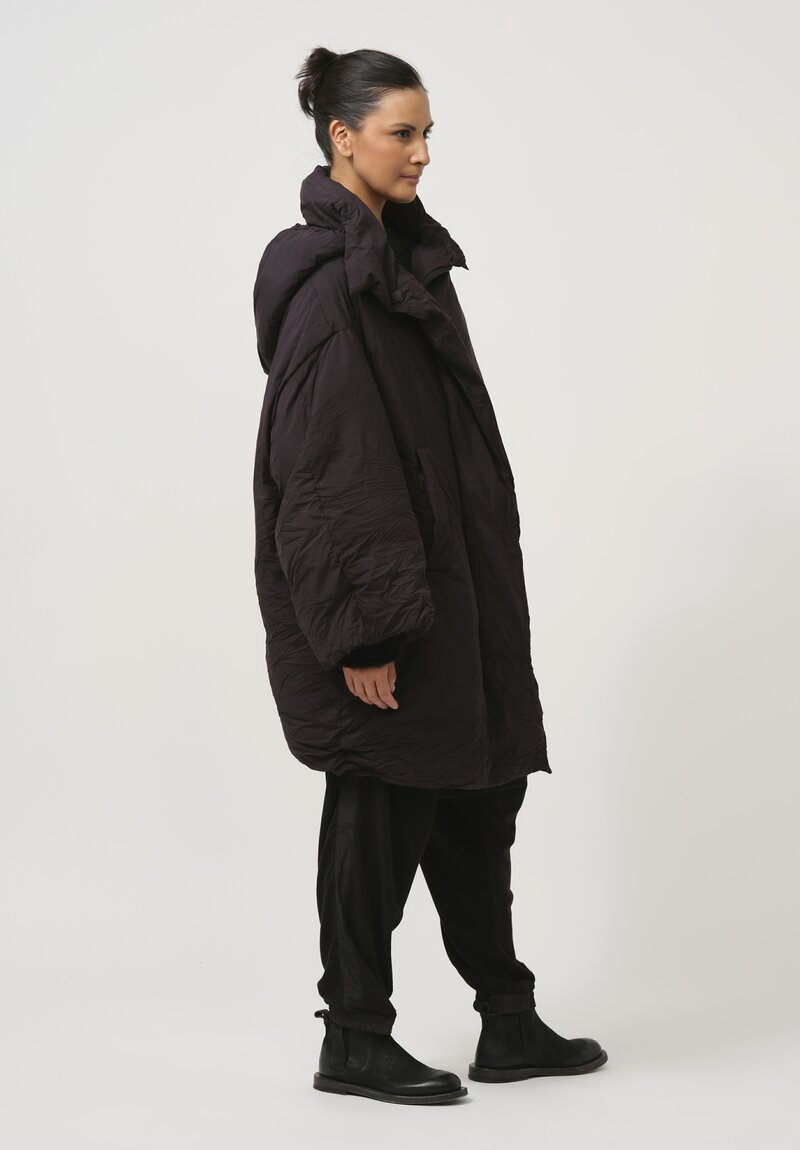 Rundholz Dip Puffer Bell Coat in Black	