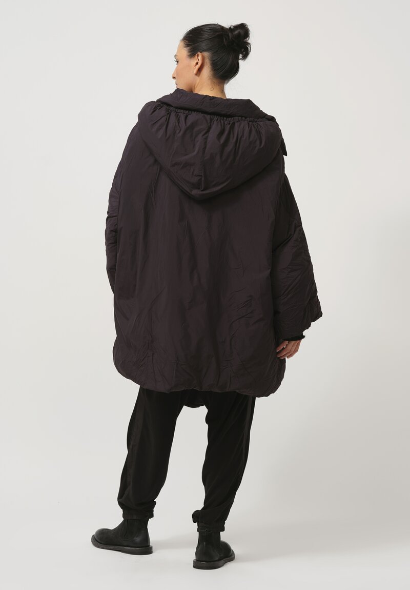 Rundholz Dip Puffer Bell Coat in Black	