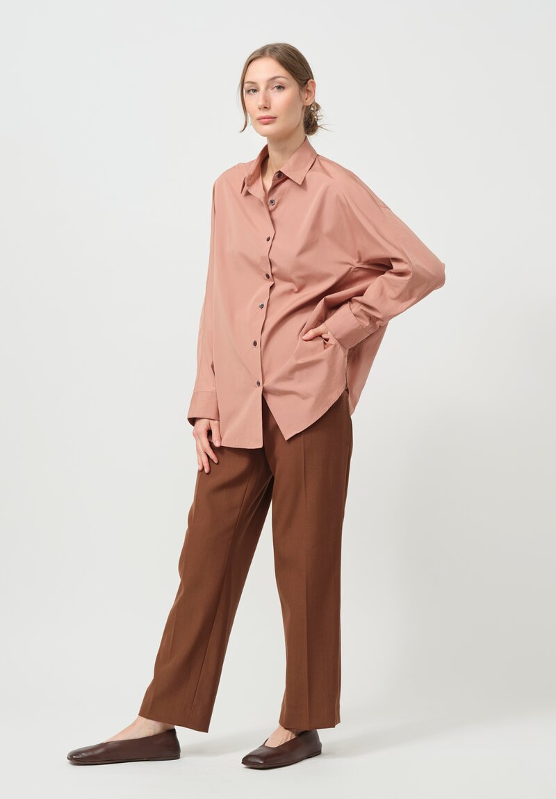 Dries Van Noten Cotton Casio Tape Shirt in Oros Pink