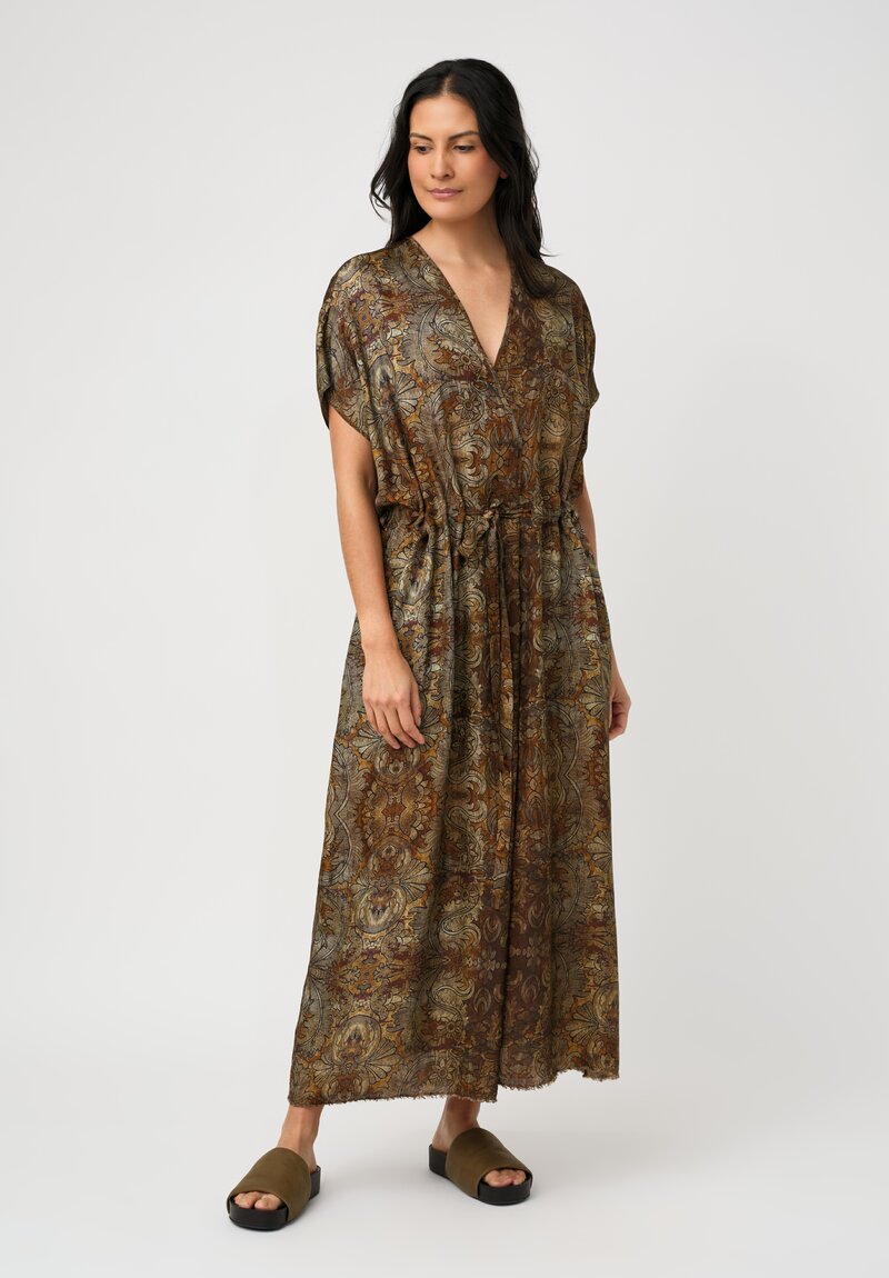 Uma Wang Acre Dress in Mustard