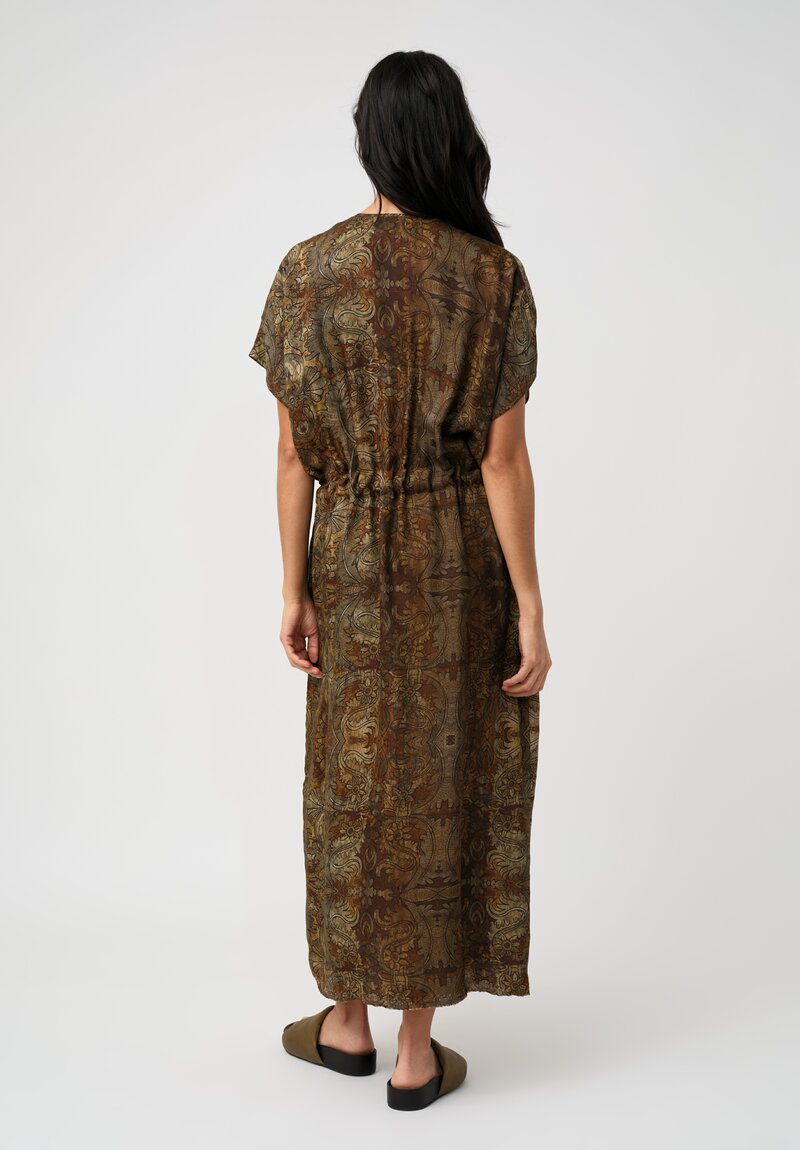 Uma Wang Acre Dress in Mustard