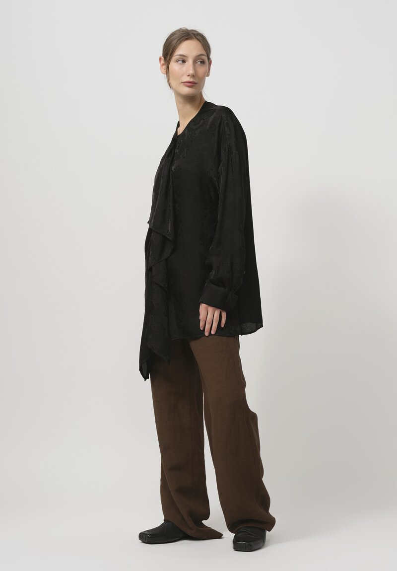 Uma Wang Tumble Top in Zagros Black	