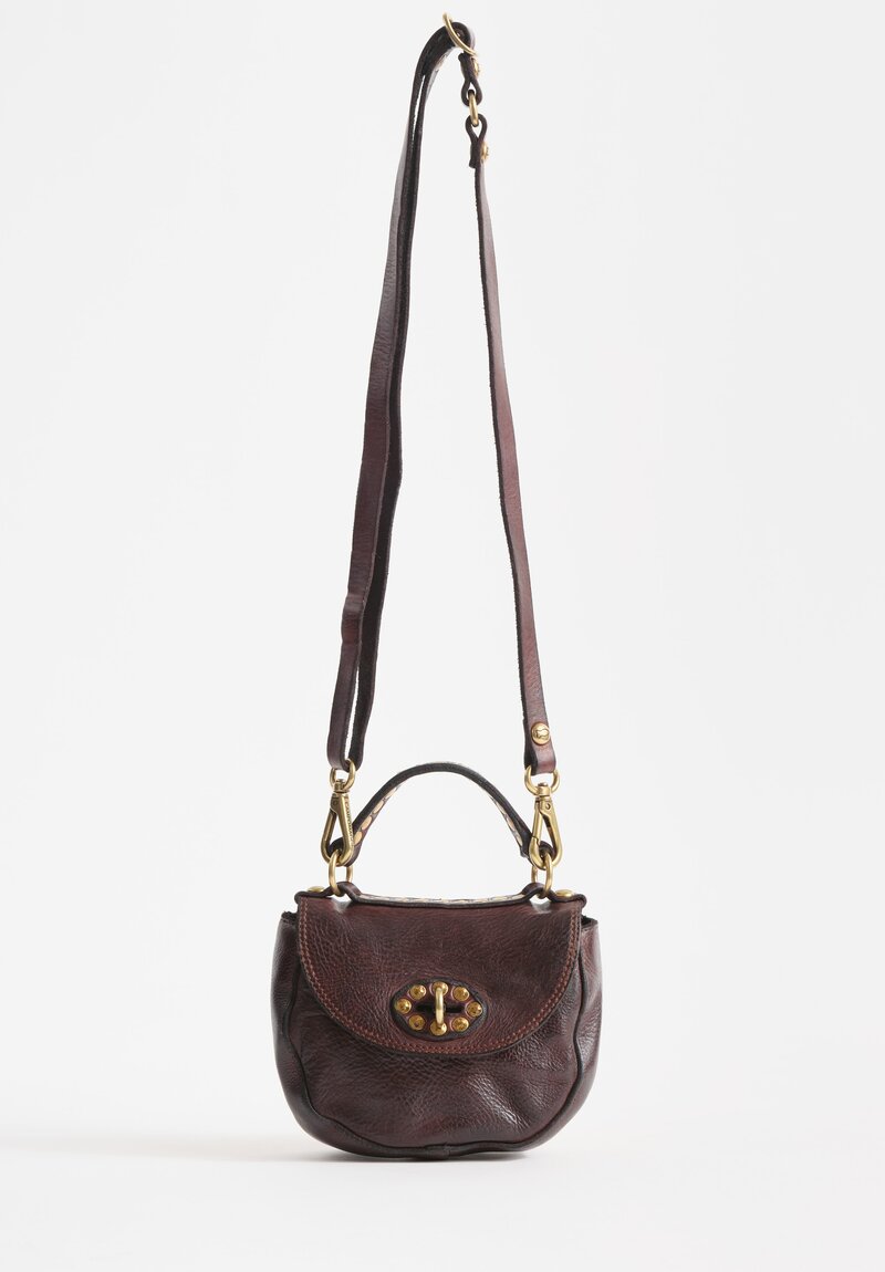 Campomaggi Leather Tracollina Crossbody Bag in Brown	