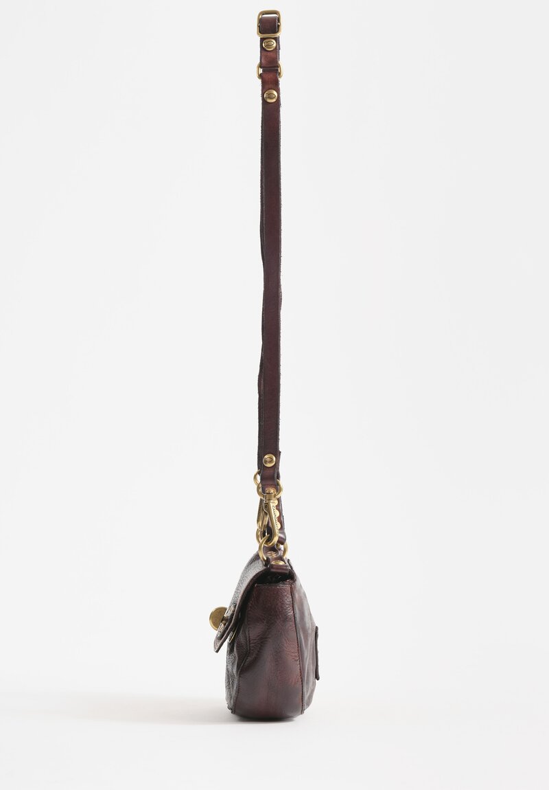 Campomaggi Leather Tracollina Crossbody Bag in Brown	