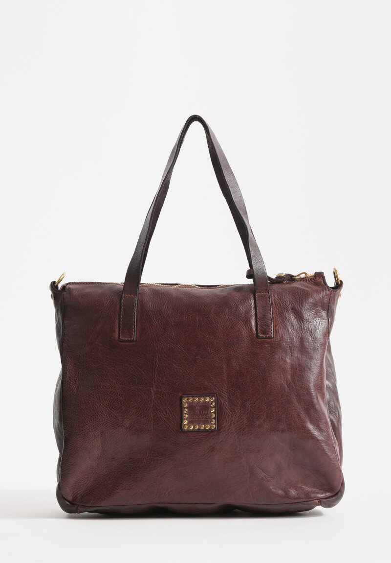 Campomaggi Leather Ossidiana Bag in Brown	