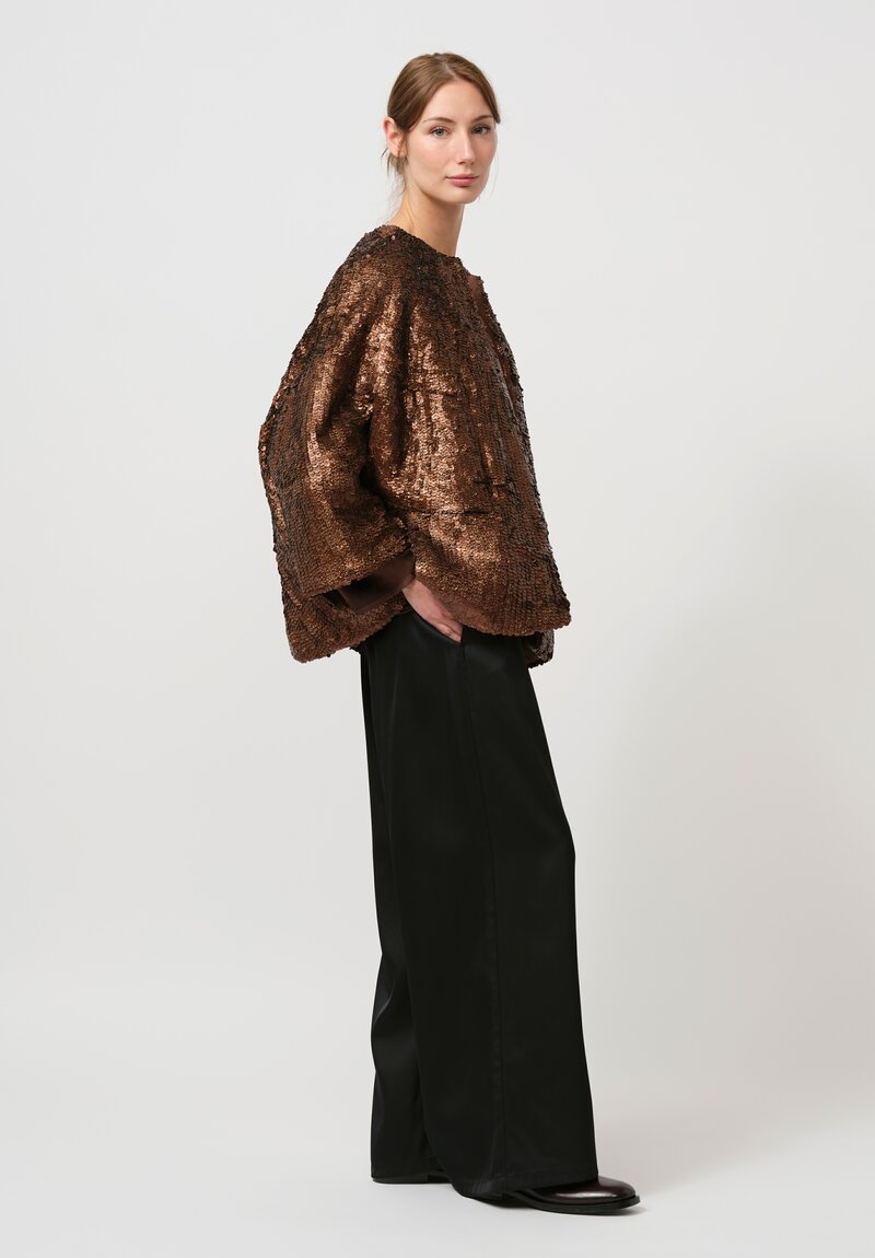 Dries Van Noten Violini Jacket in Rust Brown	