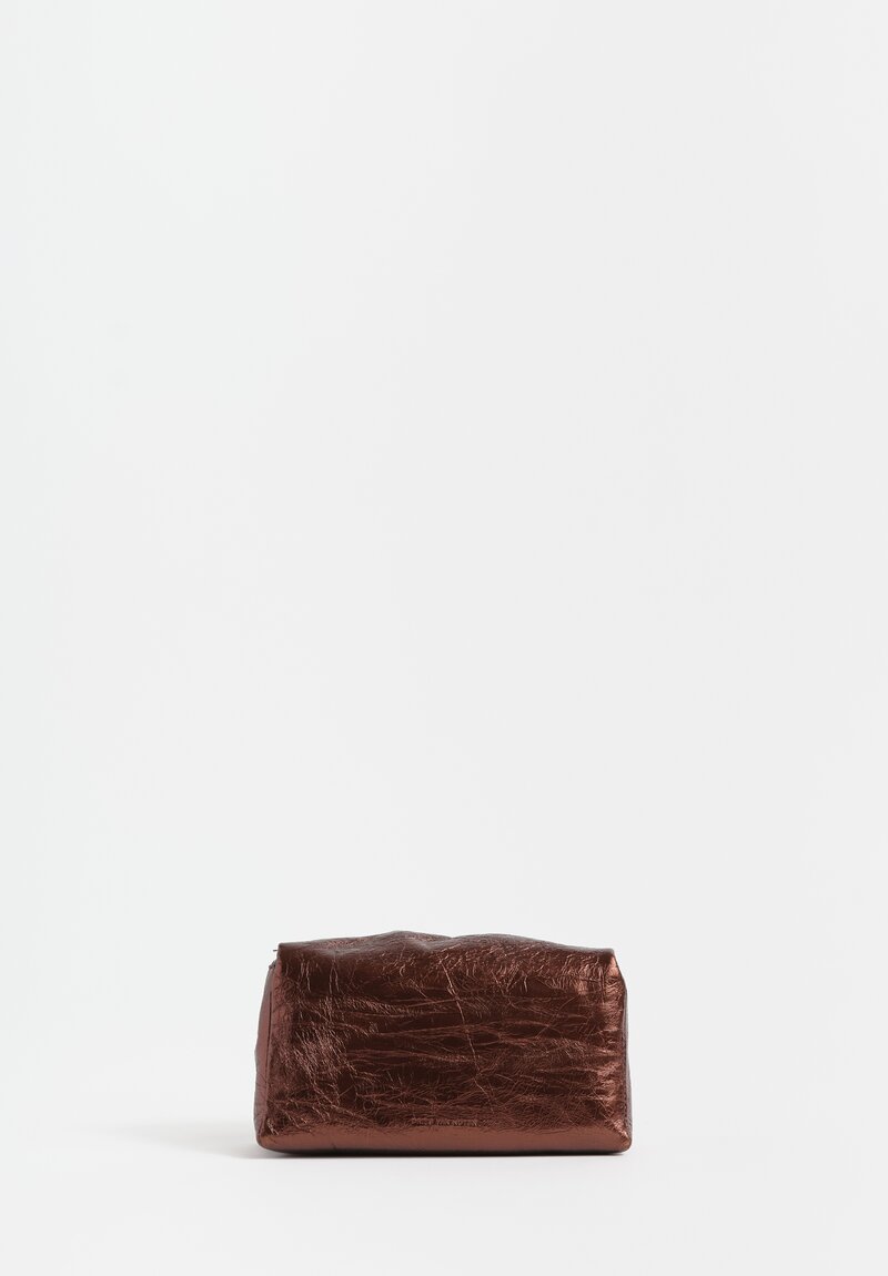 Dries Van Noten Leather Shoulder Bag in Brown	