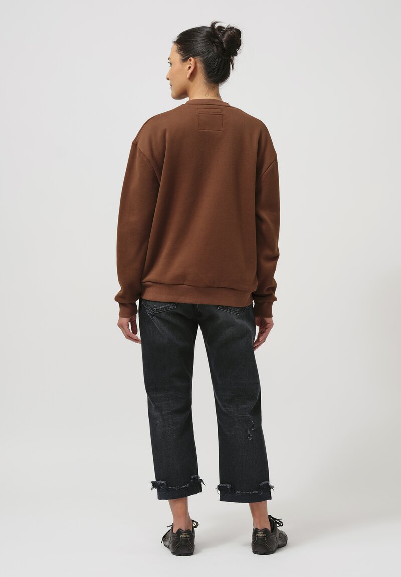 Frenckenberger Cotton & Cashmere Mono Bomber in Brown