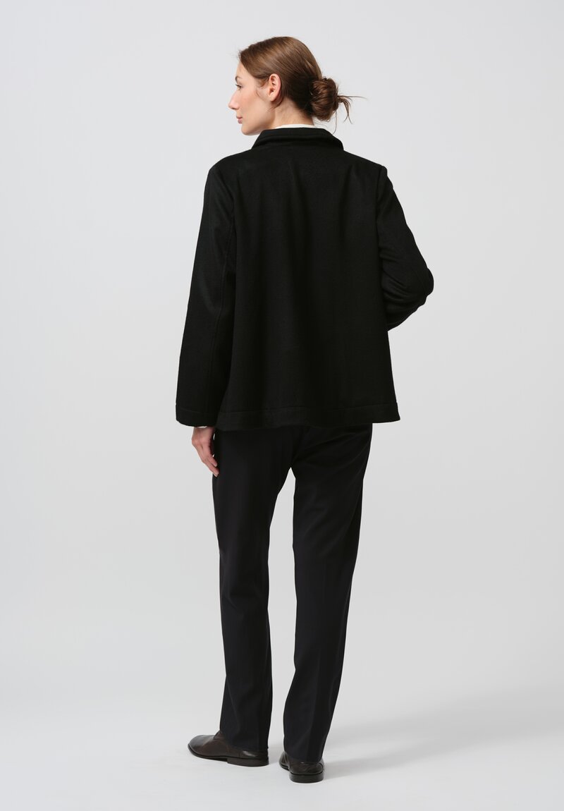 Casey Casey Cashmere Quorum Heidi Jacket in Black	