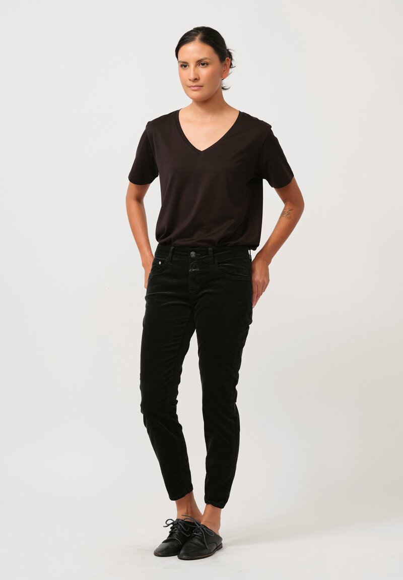 Closed Baker Velveteen Jeans in Black	