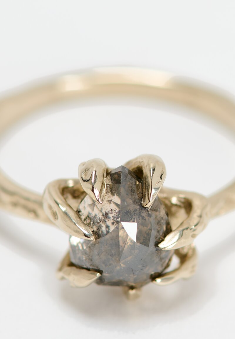 Lauren Wolf 14K, Monterey Diamond Stingray Claw Ring	