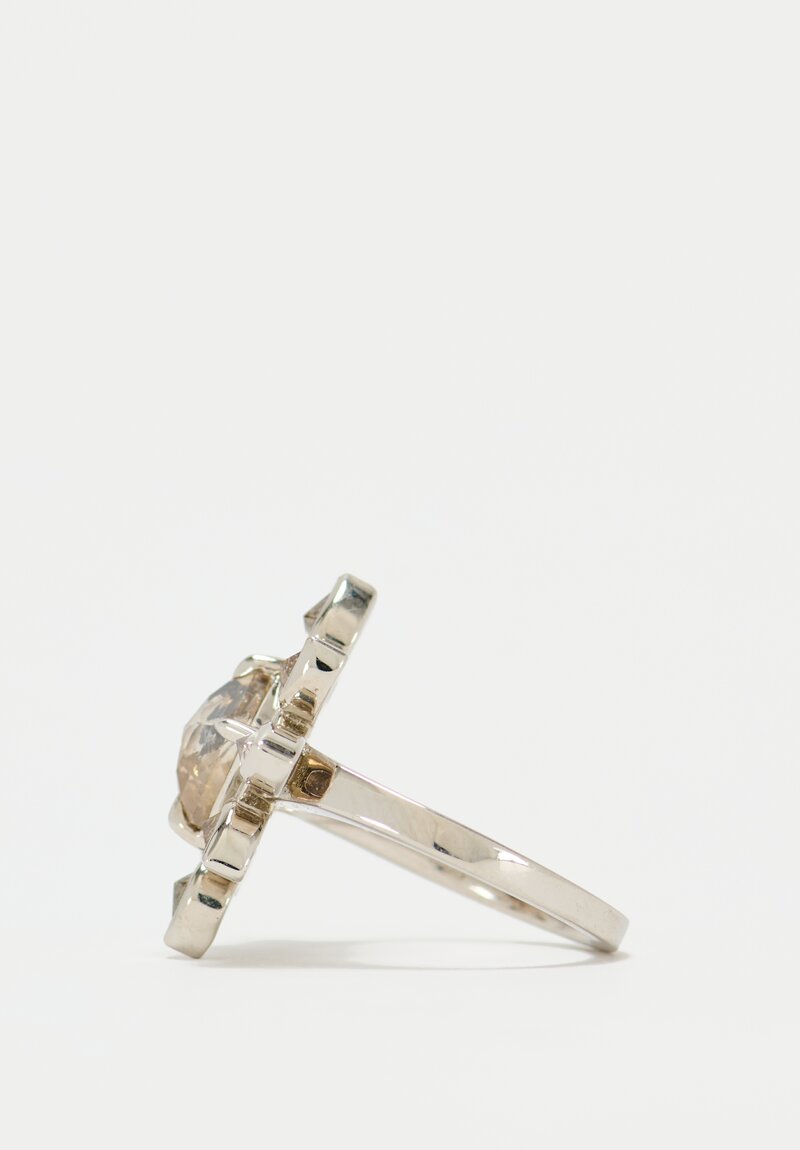 Lauren Wolf Salt & Pepper Diamond Snowflake Ring	