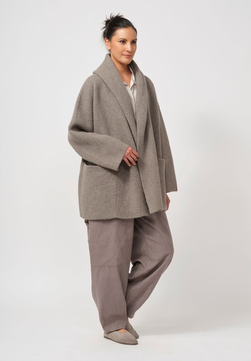 Lauren Manoogian Double Face Coat in Grey	