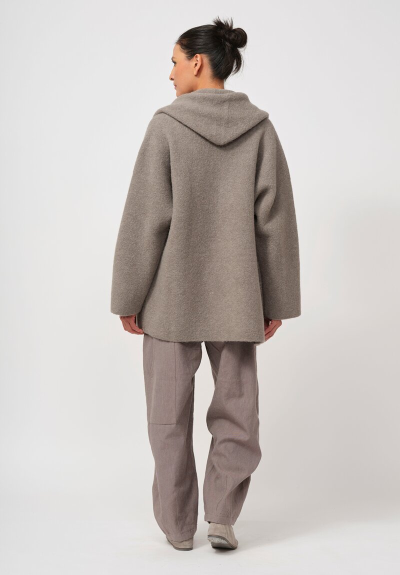 Lauren Manoogian Double Face Coat in Grey	