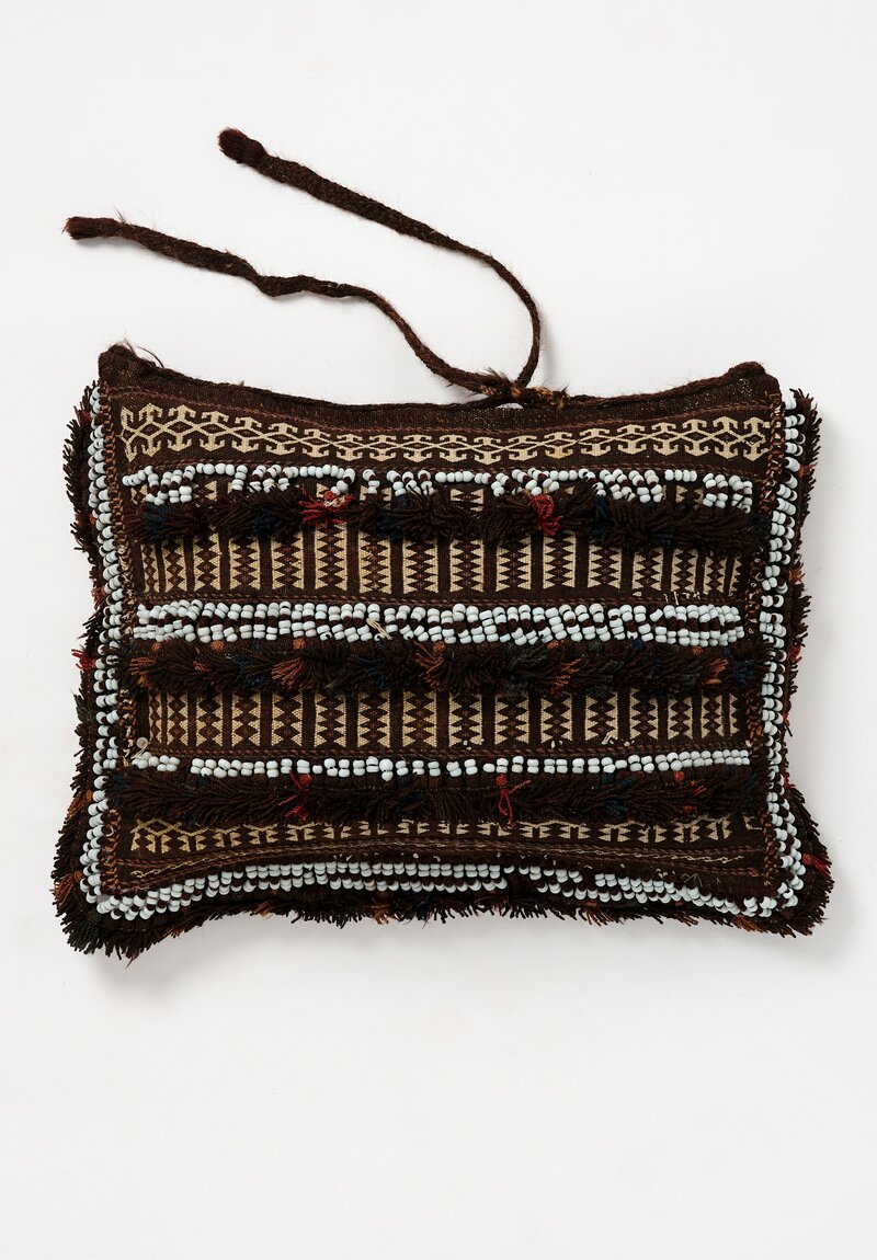Shobhan Porter Vintage Beaded Bag Pillow