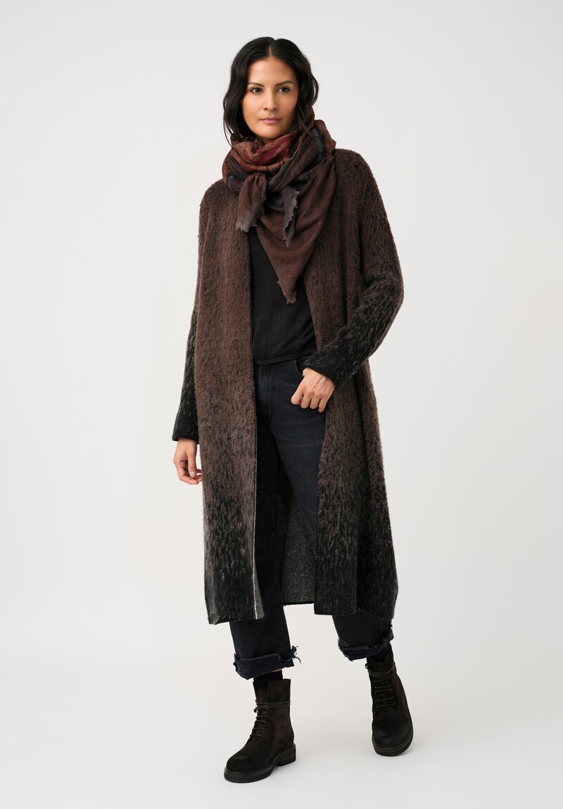 Avant Toi Cashmere & Silk Nuova Barchetta Sweater in Nero Black