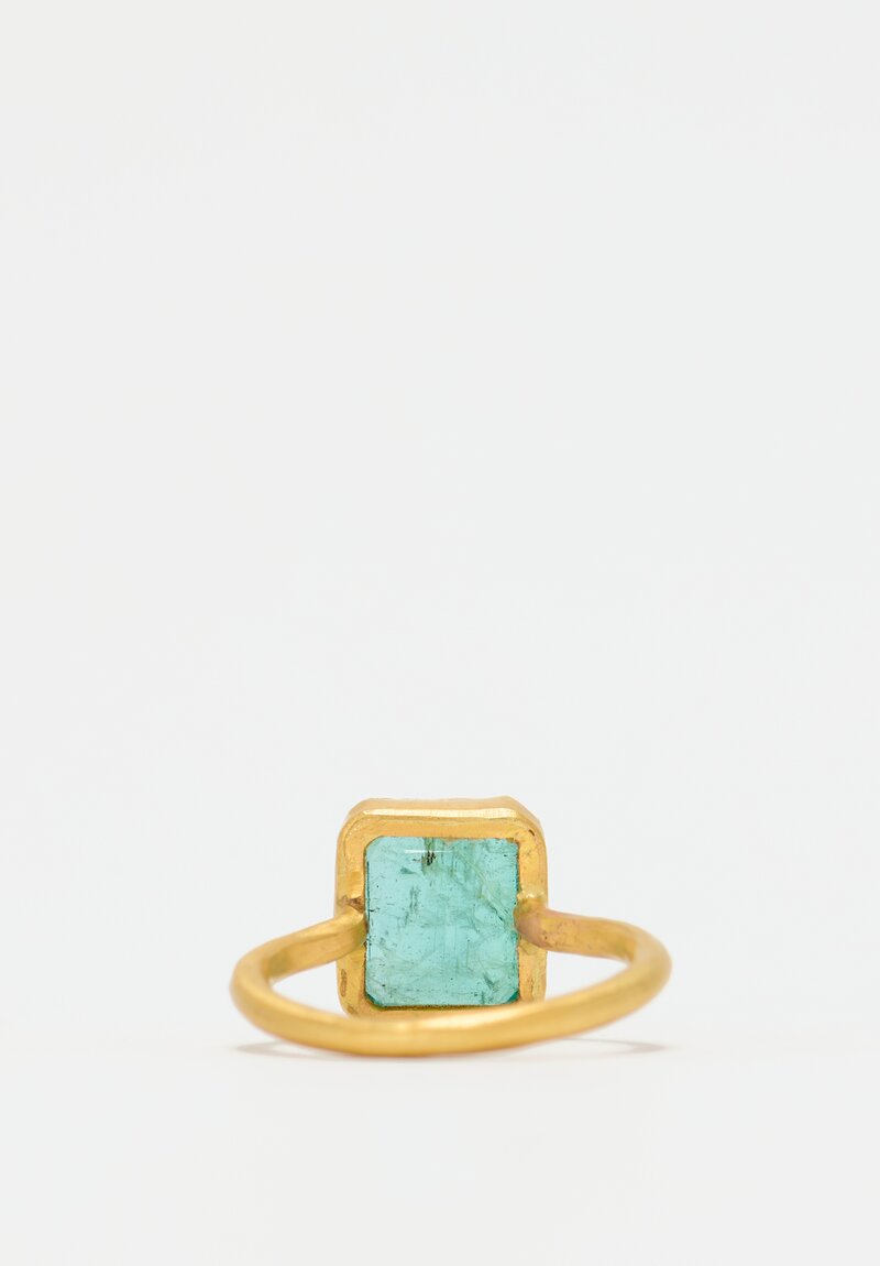 Margery Hirschey 22k, Emerald Ring	