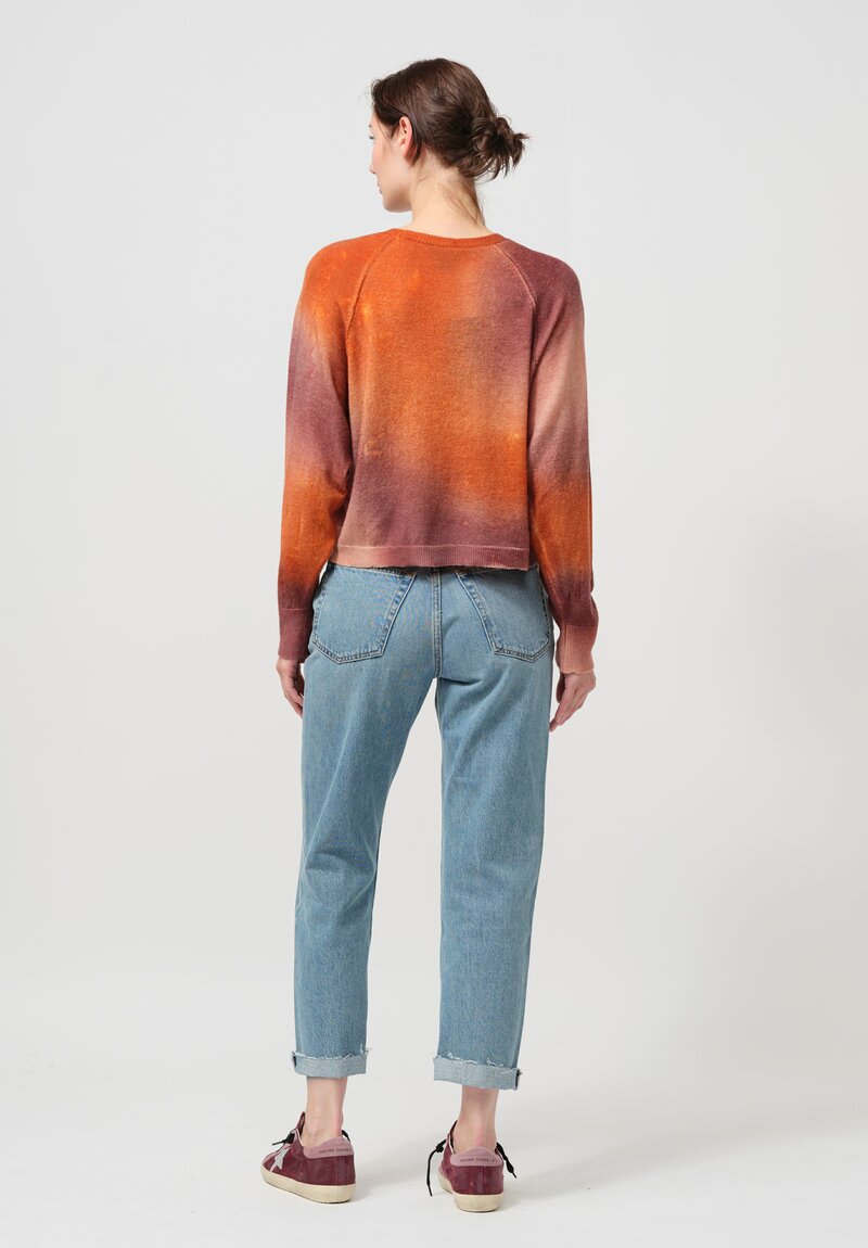 Avant Toi Cashmere Carioca Sweater in Ambra Orange