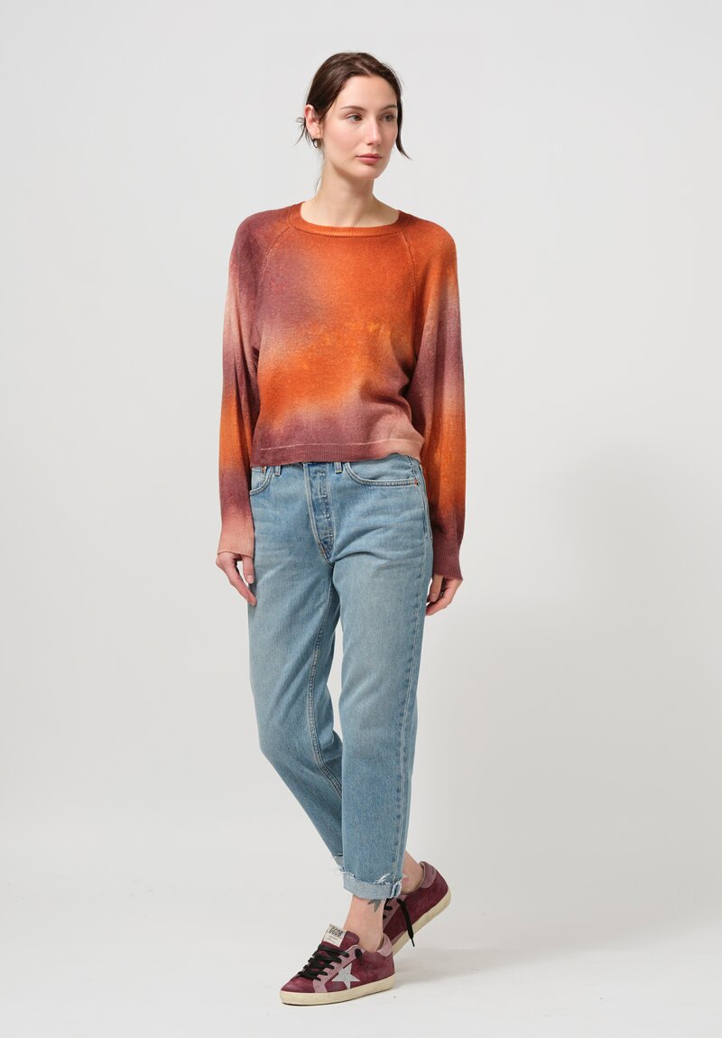 Avant Toi Cashmere Carioca Sweater in Ambra Orange