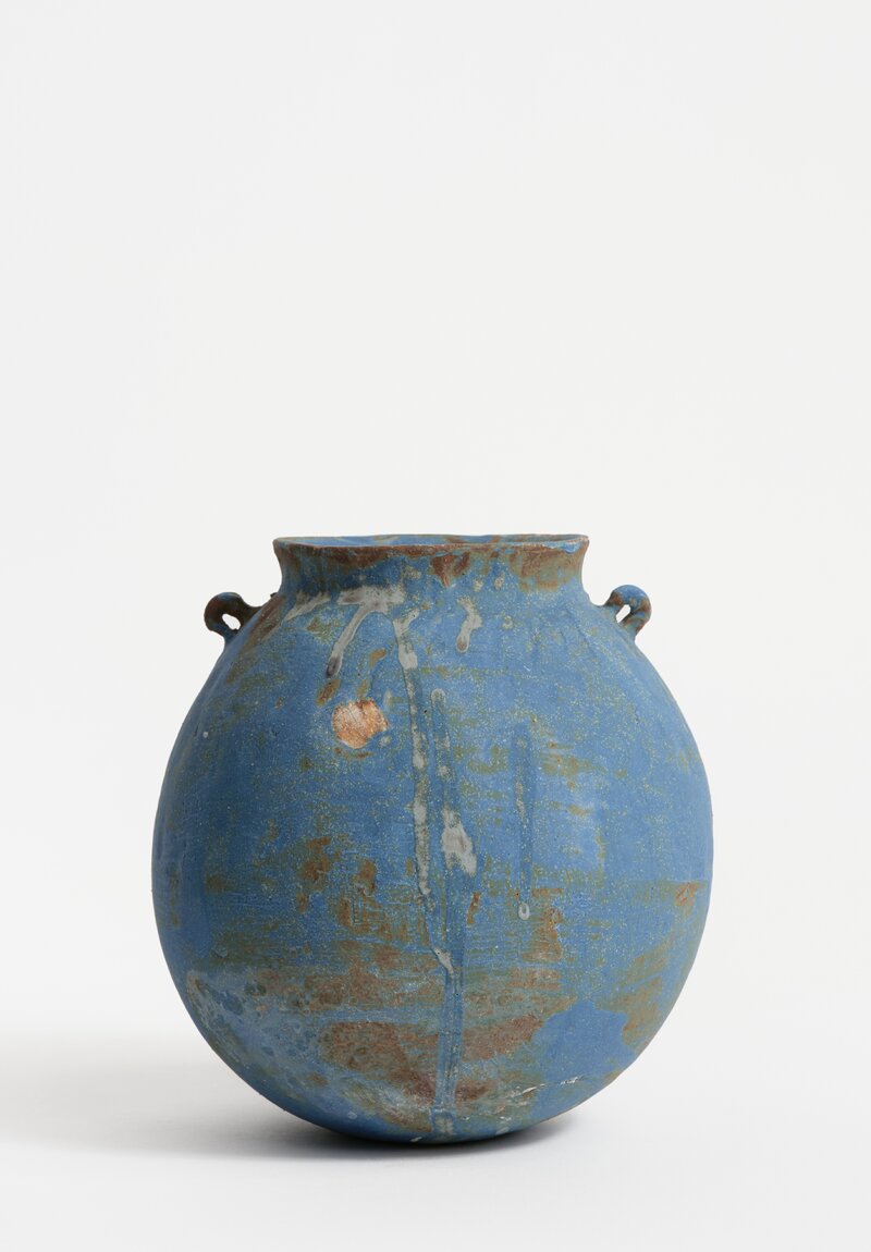 Nobue Ibaraki XXXL Vase Poignées in Weathered Lapis