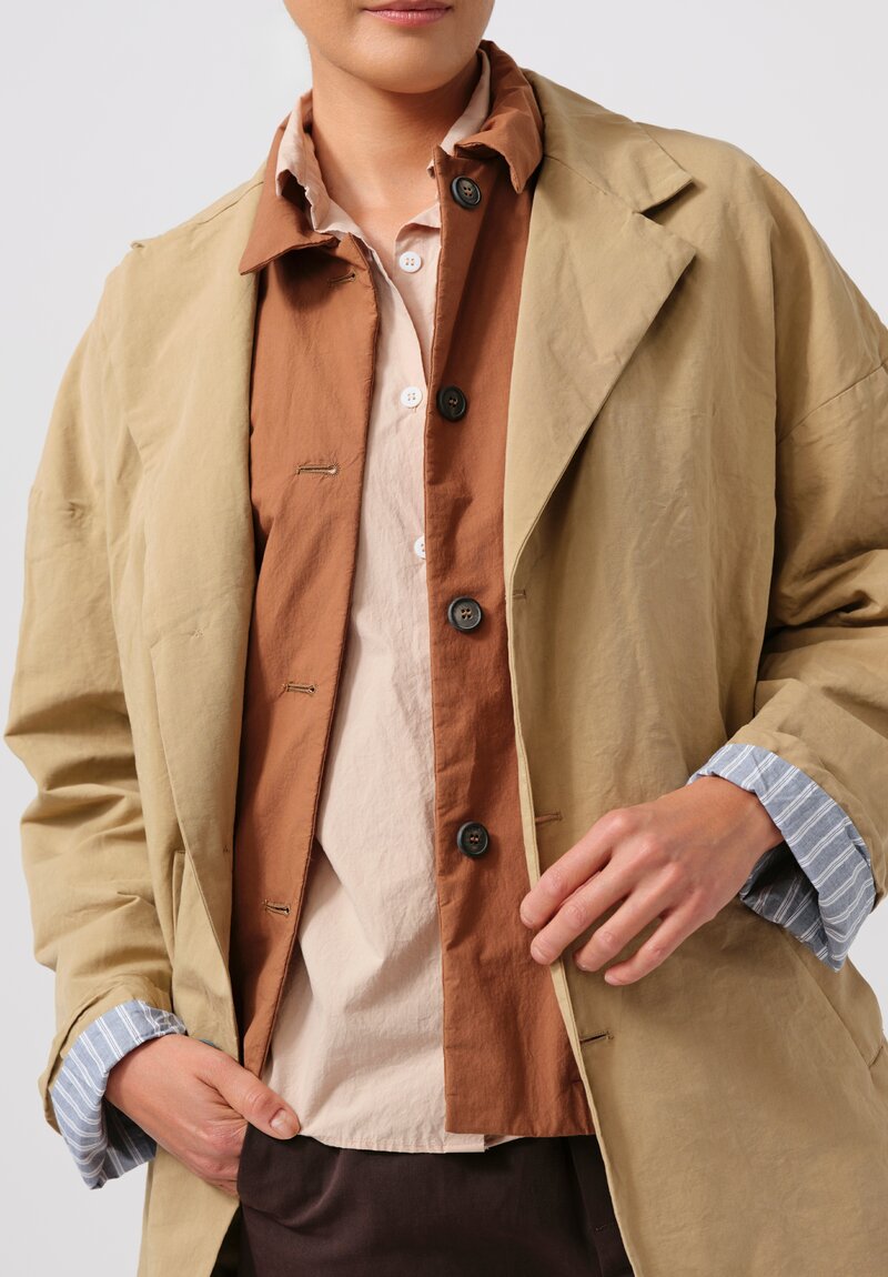 Bergfabel Cotton Uli Jacket in Ground Brown