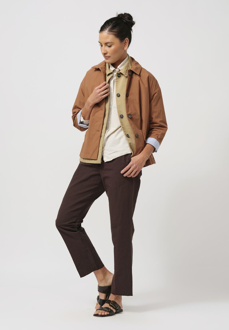 Bergfabel Cotton & Linen Uli Jacket in Natural Sand