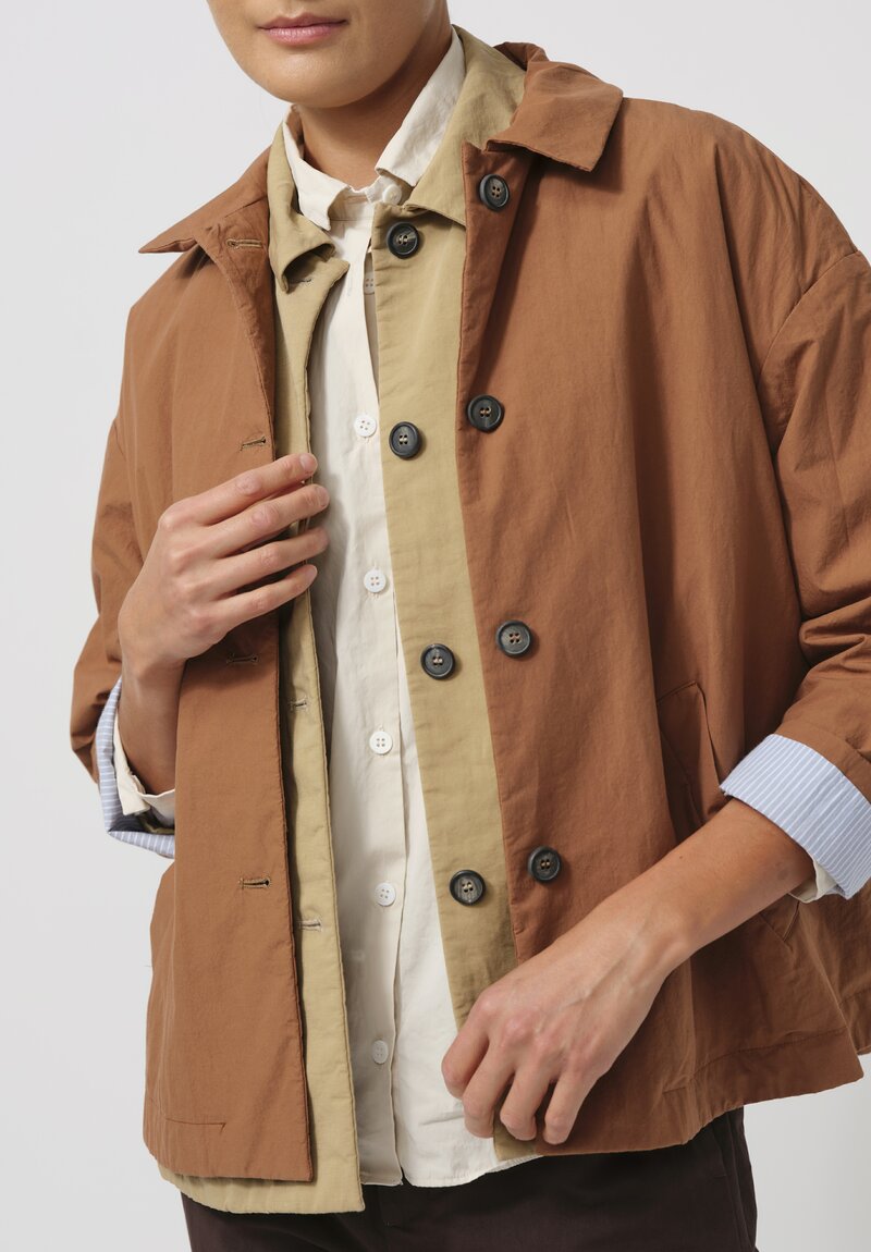 Bergfabel Cotton & Linen Uli Jacket in Natural Sand