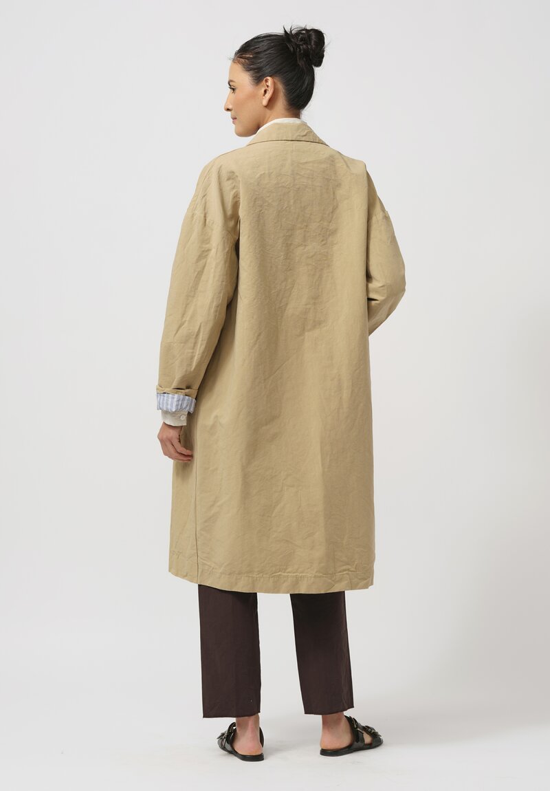 Bergfabel Cotton & Linen Moon Coat in Sand