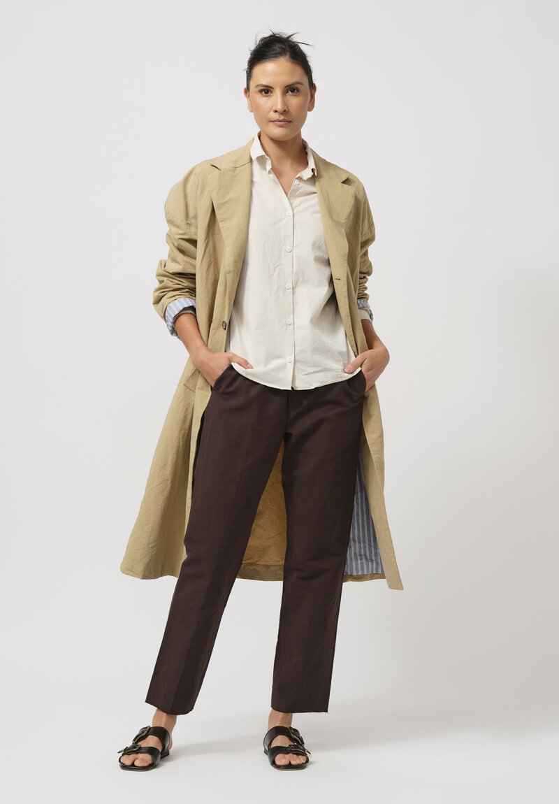 Bergfabel Cotton & Linen Moon Coat in Sand