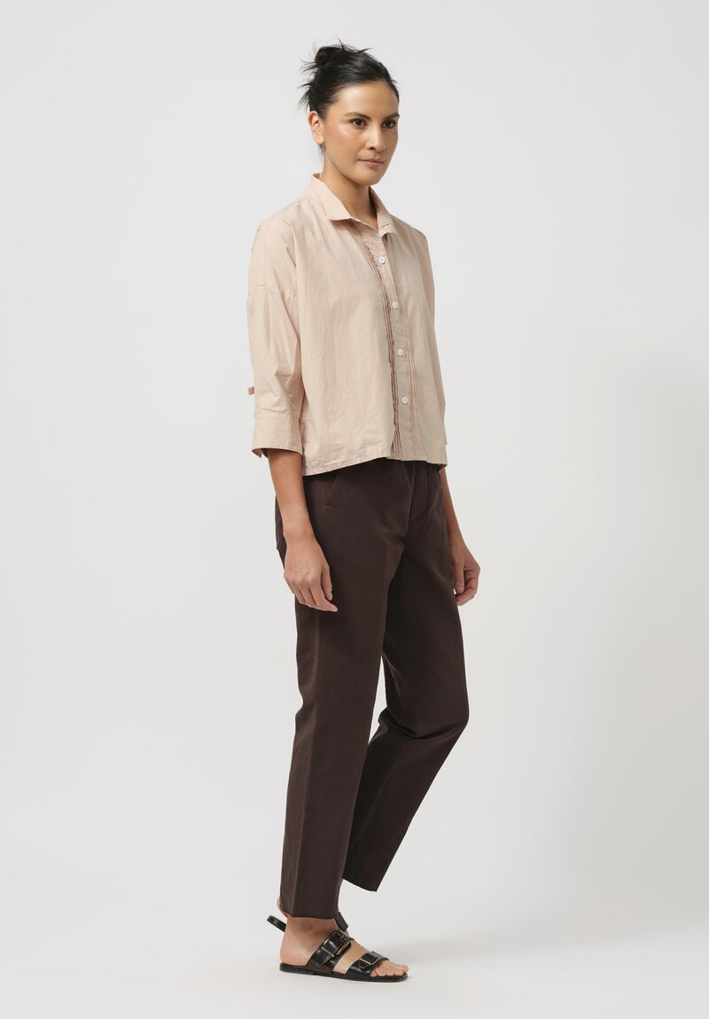 Bergfabel Cotton Claudia Shirt in Dusty Pink