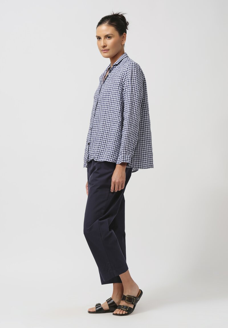 Bergfabel Linen Jenny Shirt in Gingham