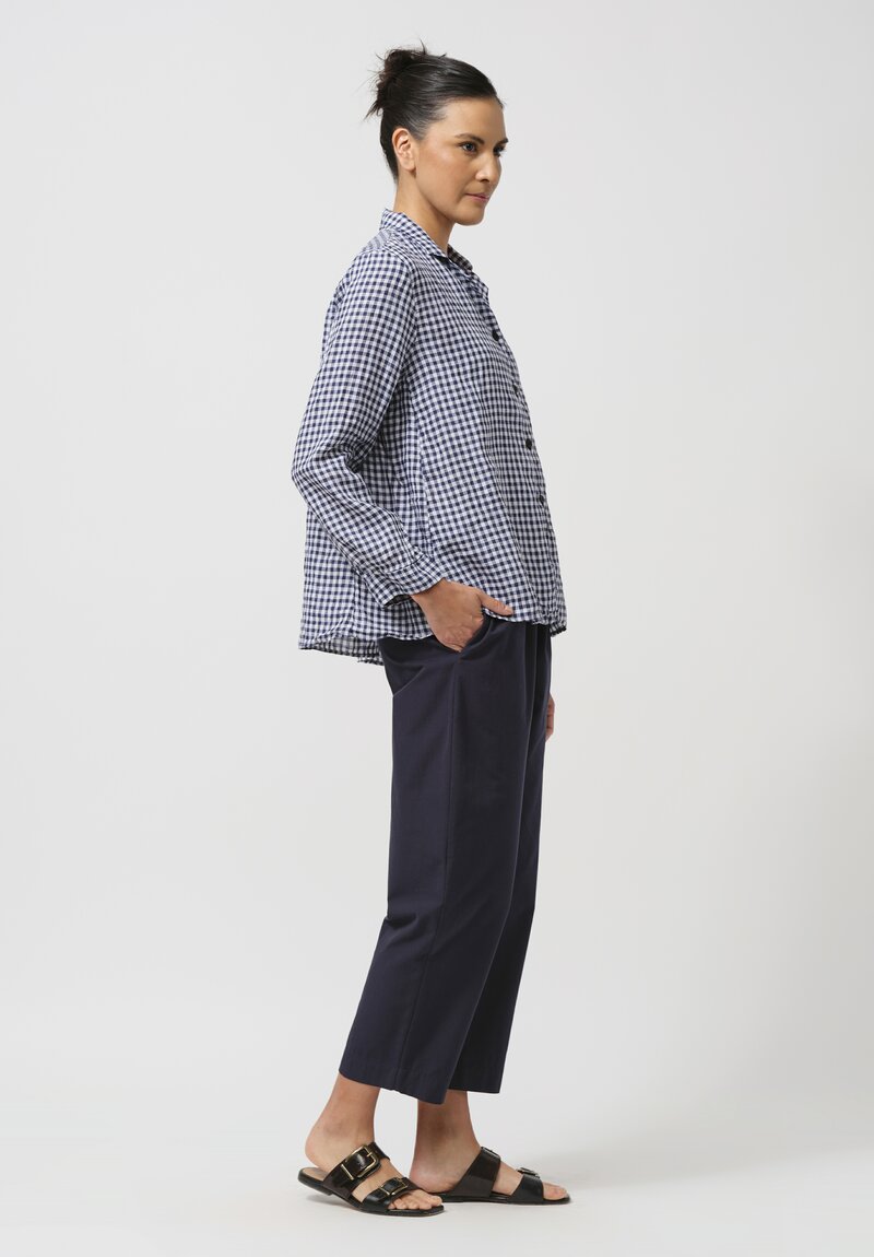 Bergfabel Linen Jenny Shirt in Gingham