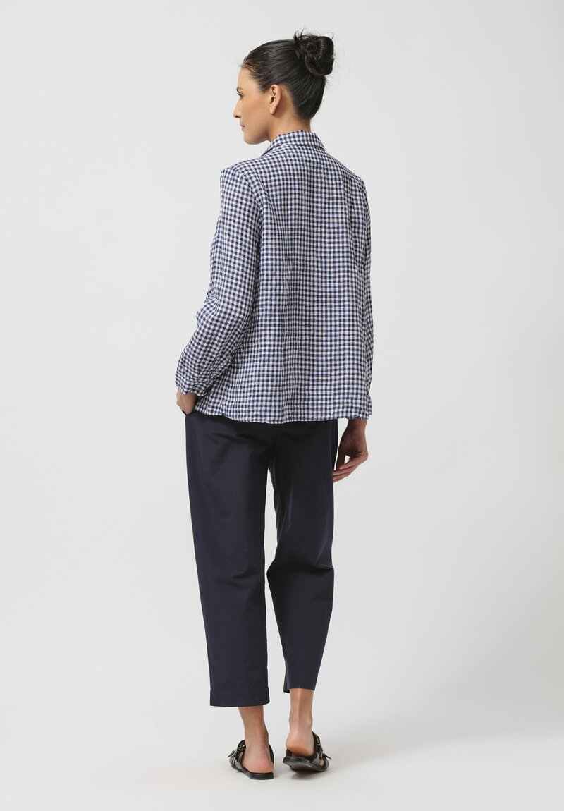 Bergfabel Linen Jenny Shirt in Gingham