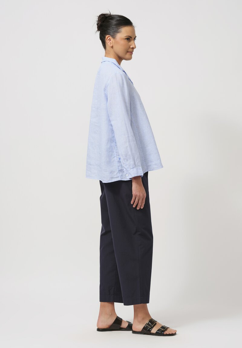 Bergfabel Linen Jenny Shirt in Light Blue