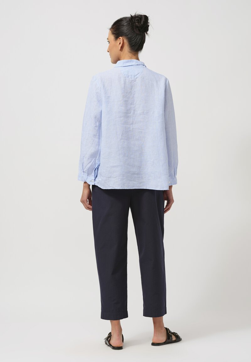 Bergfabel Linen Jenny Shirt in Light Blue