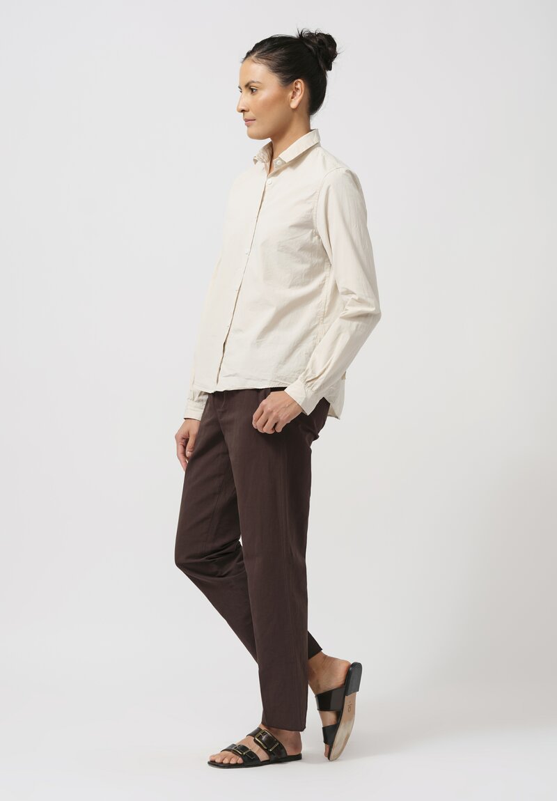 Bergfabel Cotton Loose Tyrol Shirt in Cream