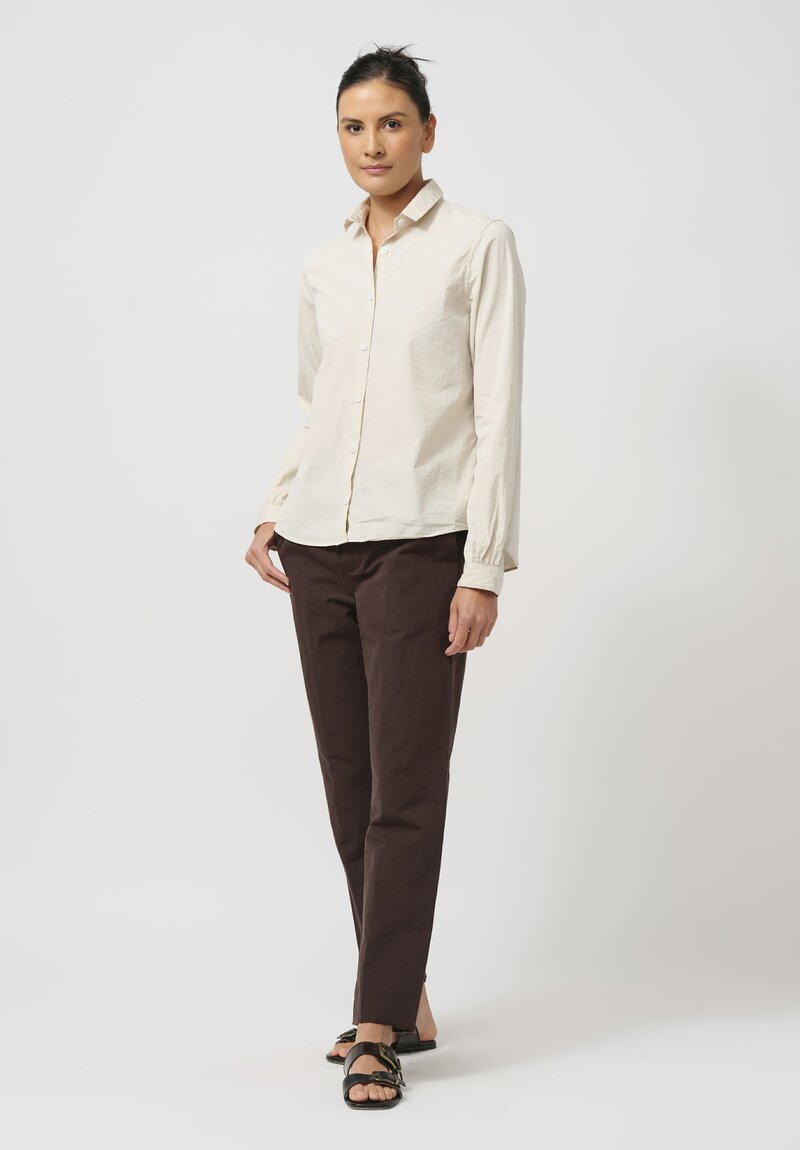 Bergfabel Cotton Loose Tyrol Shirt in Cream