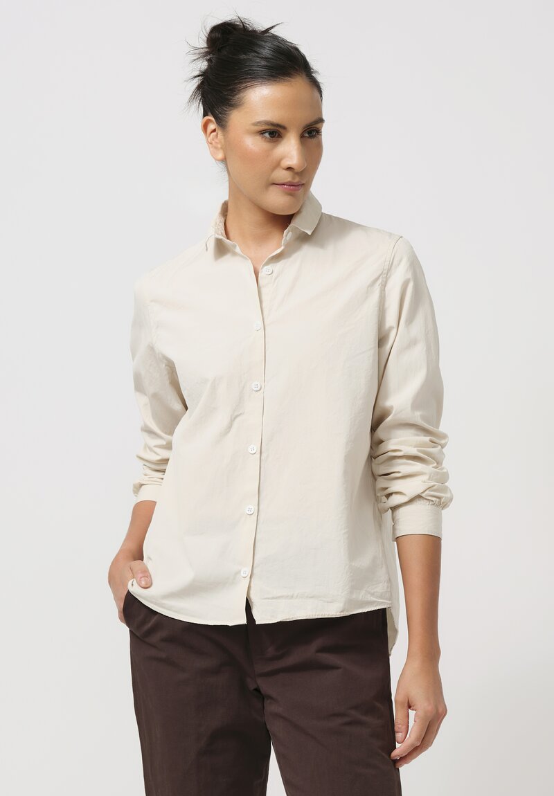 Bergfabel Cotton Loose Tyrol Shirt in Cream