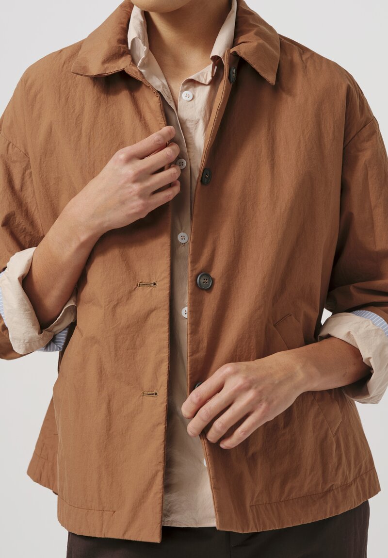 Bergfabel Cotton Loose Tyrol Shirt in Dusty Pink