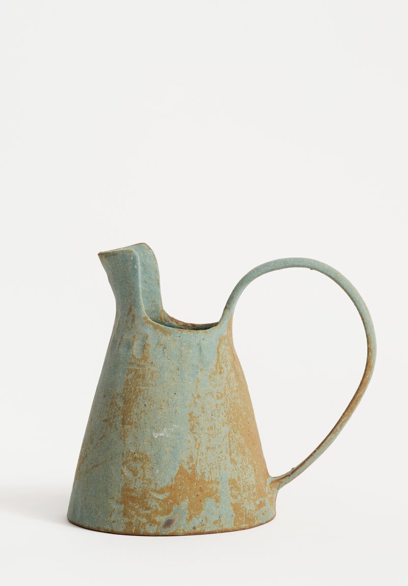 Nobue Ibaraki Large Pitcher in Verdigris	