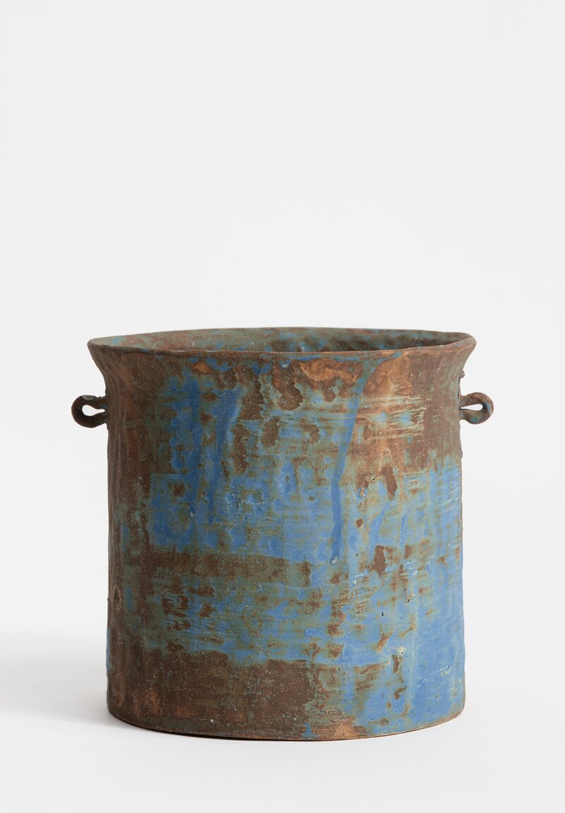 Nobue Ibaraki XXLarge Poignee Pot in Weathered Lapis	