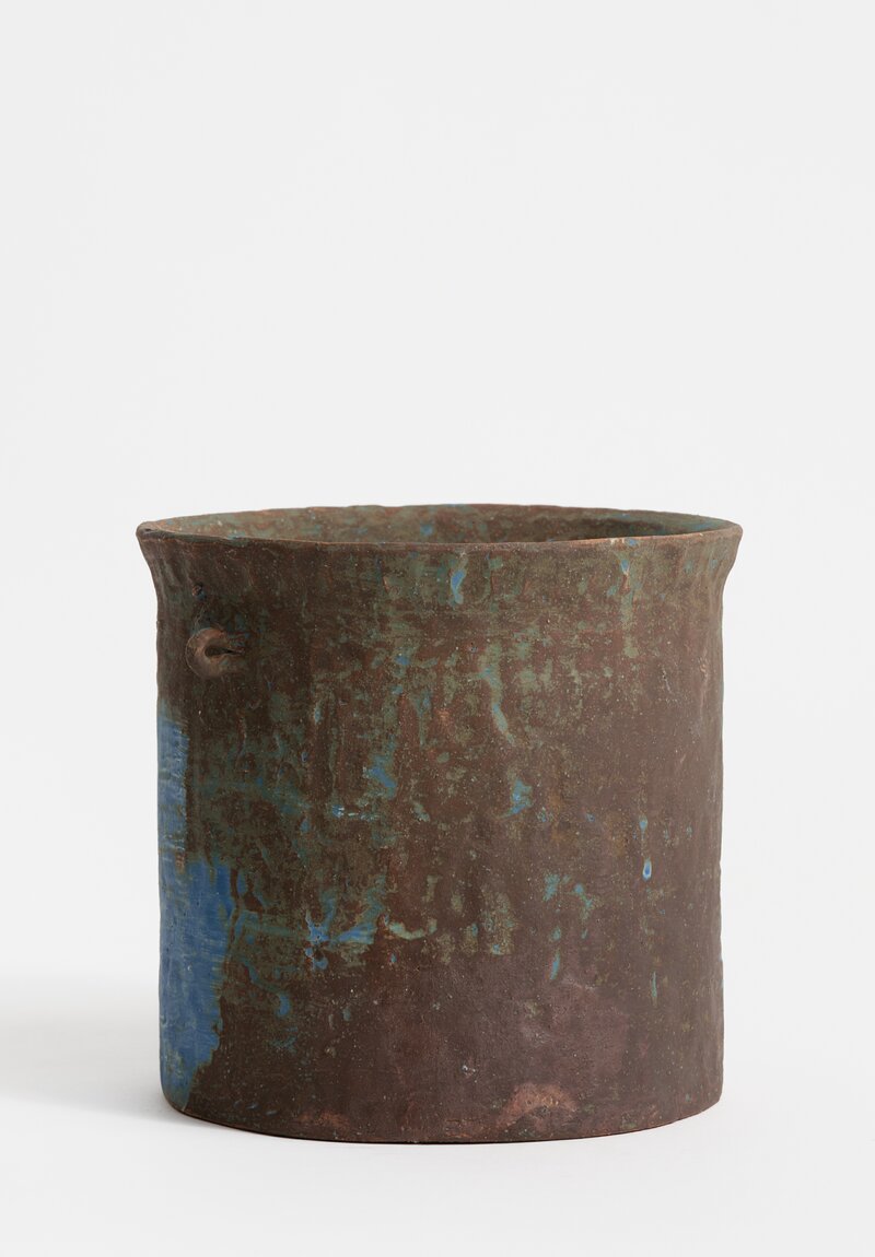 Nobue Ibaraki XXLarge Poignee Pot in Weathered Lapis	