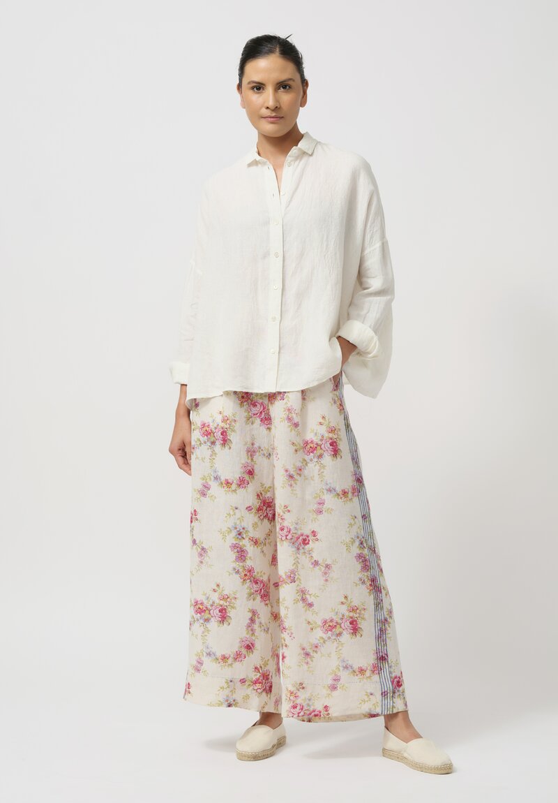 Péro Linen Wide Leg Pants