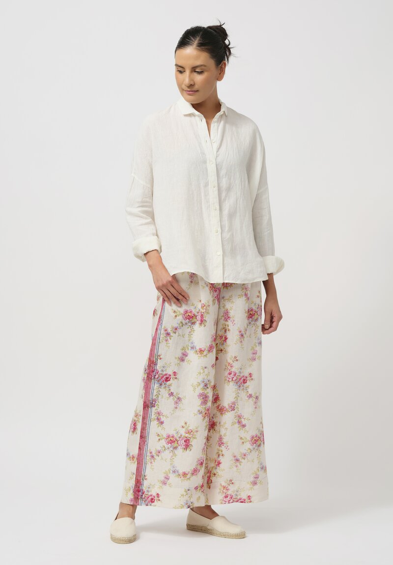 Péro Linen Wide Leg Pants