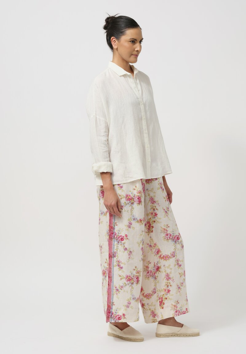 Péro Linen Wide Leg Pants