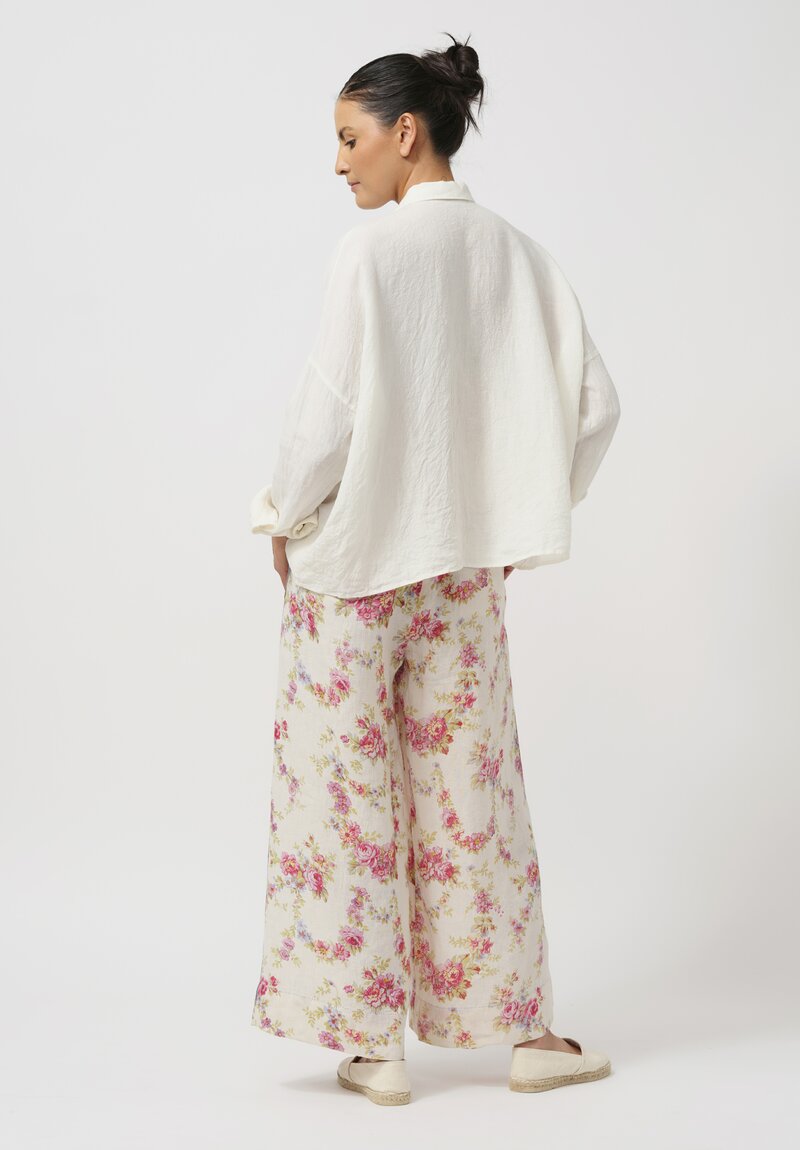 Péro Linen Wide Leg Pants