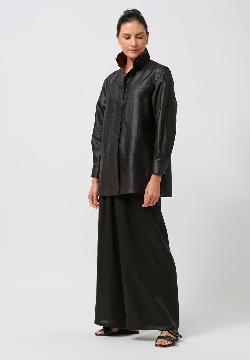 Sophie Hong Mud Silk Button-Down Shirt